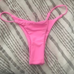 Pink bikini bottoms